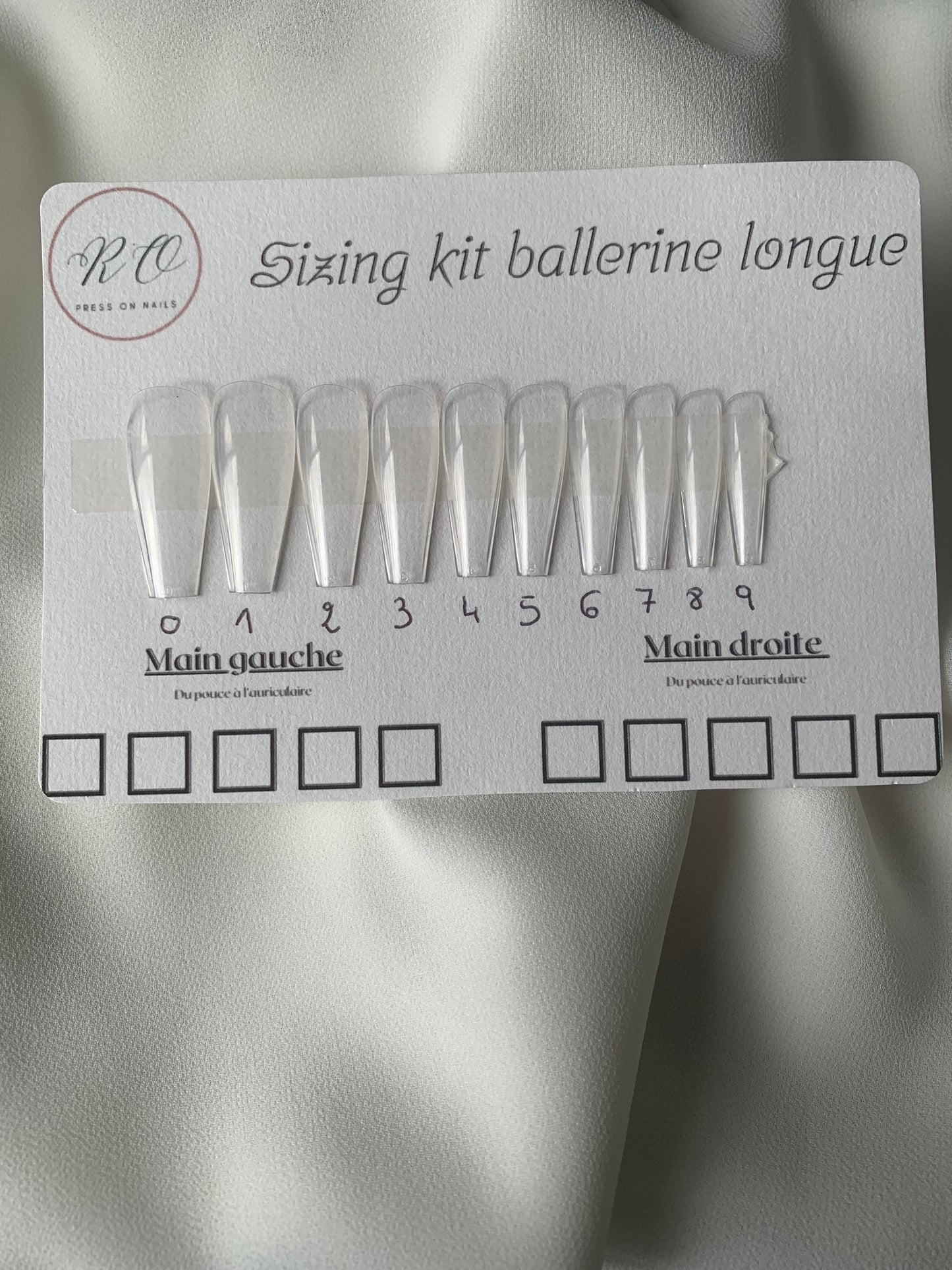 Sizing kit