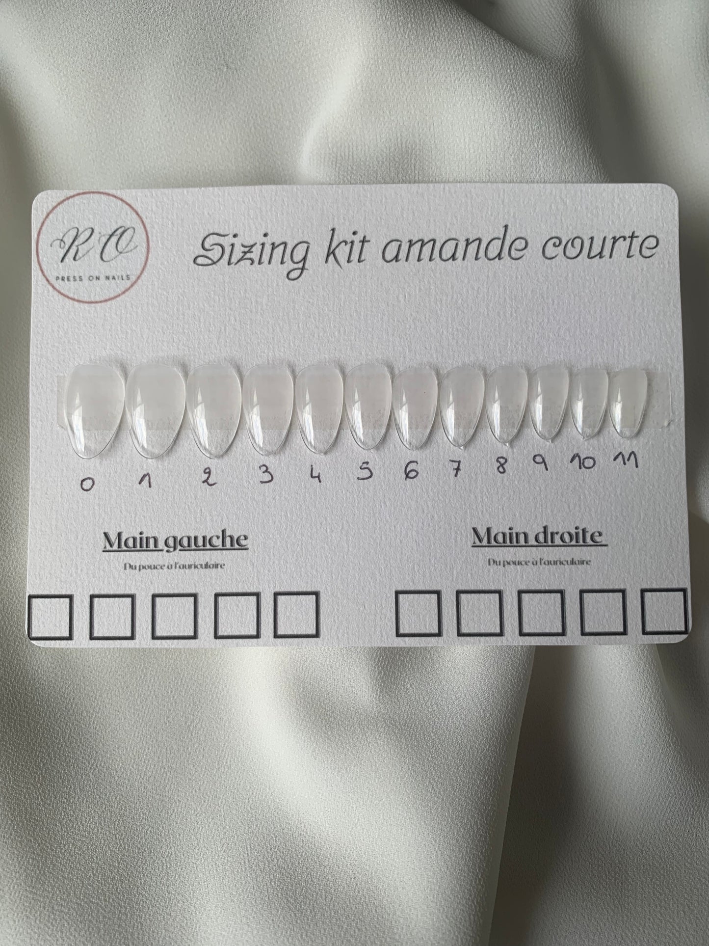Sizing kit
