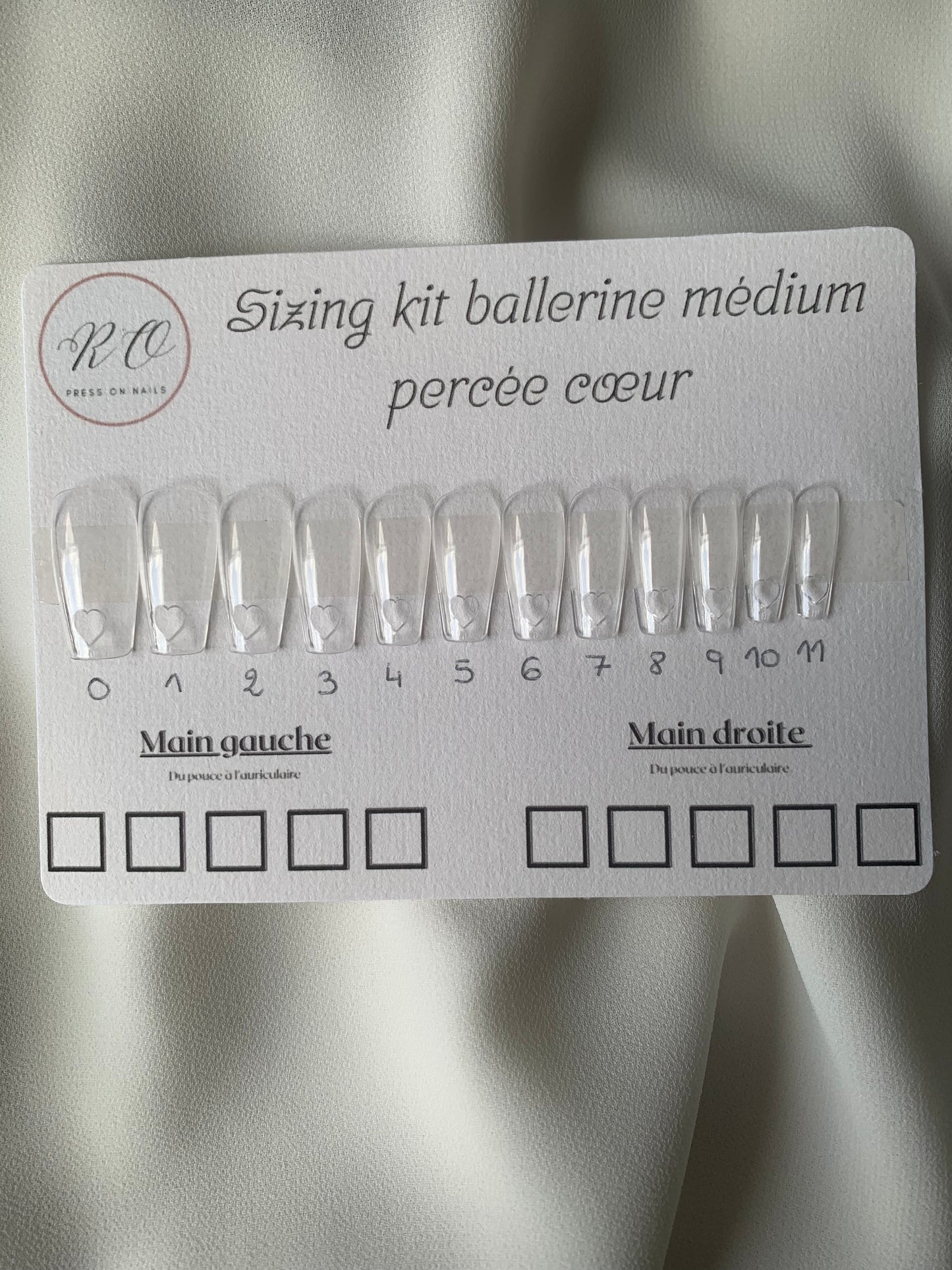 Sizing kit