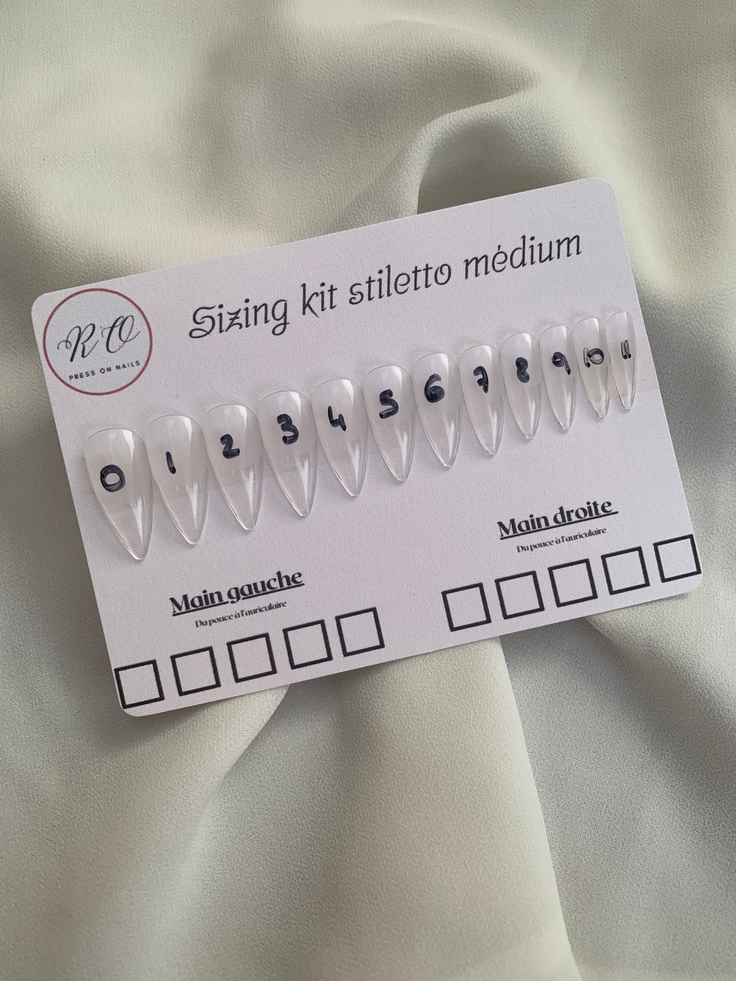 Sizing kit