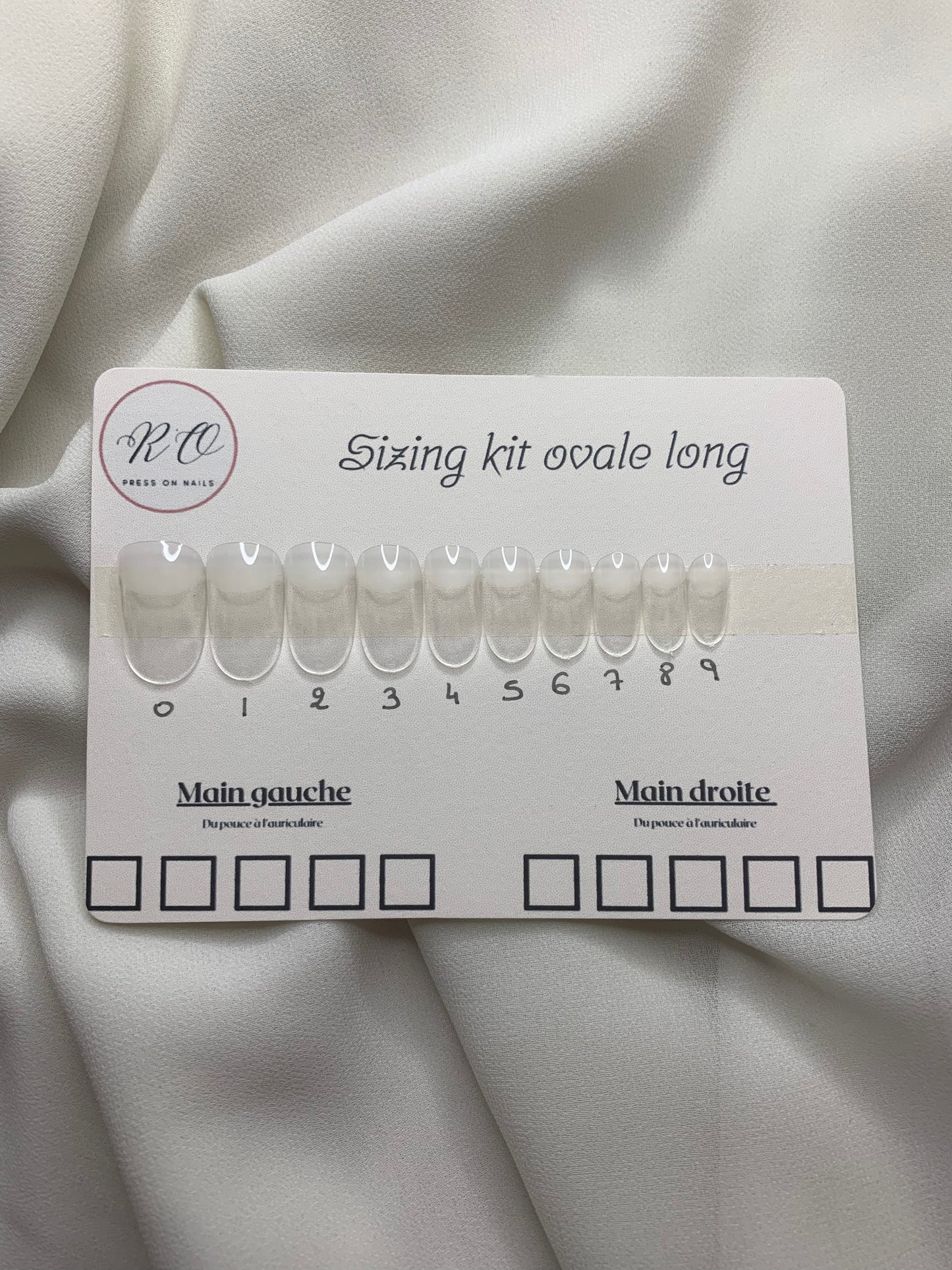Sizing kit