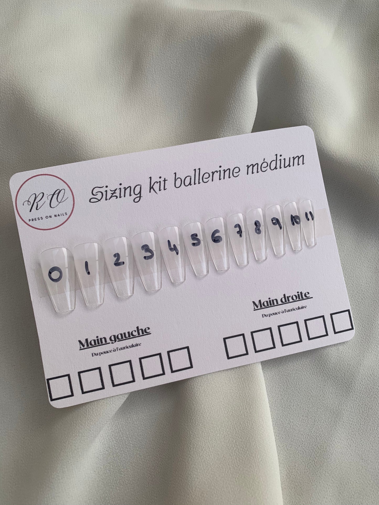 Sizing kit